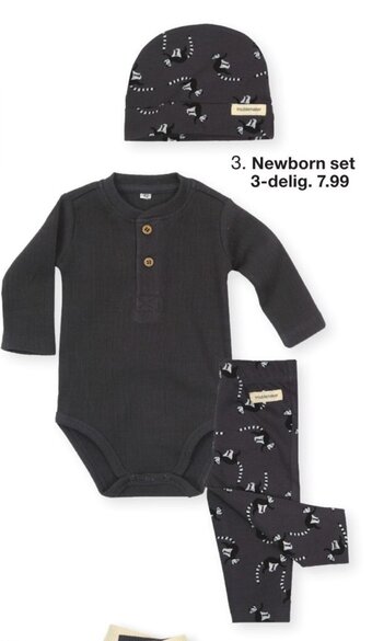 Zeeman Newborn set 3-delig aanbieding
