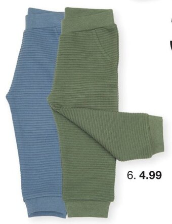 Zeeman Joggingbroek Maat 68-86 aanbieding