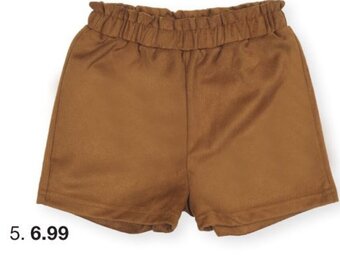 Zeeman Kinder Short Suedine Maat 92-128 aanbieding