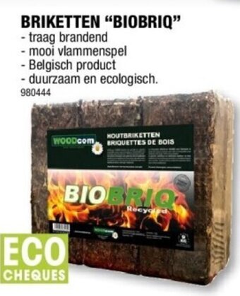 Hubo BRIKETTEN "BIOBRIQ" aanbieding