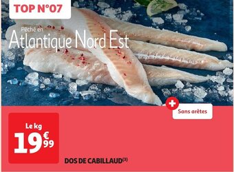 Auchan DOS DE CABILLAUD aanbieding