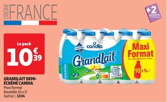 GRANDLAIT DEMI-ÉCRÉMÉ CANDIA