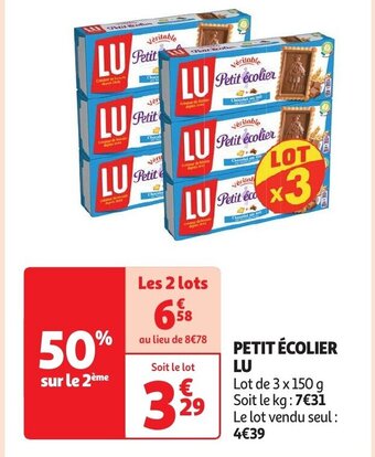 Auchan PETIT ÉCOLIER LU aanbieding