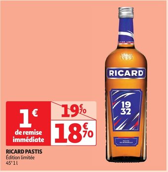 Auchan RICARD PASTIS aanbieding
