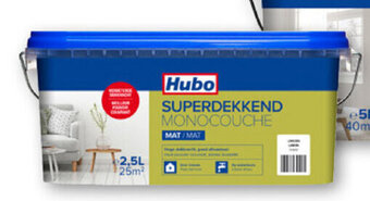 Hubo SUPERDEKKEND MAT OF SATIJN KANT-EN-KLAAR 2,5 L aanbieding