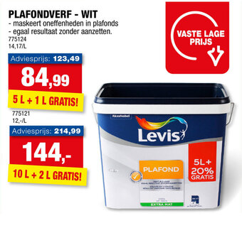 Hubo PLAFONDVERF WIT aanbieding