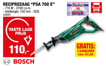 Hubo RECIPROZAAG "PSA 700 E" aanbieding