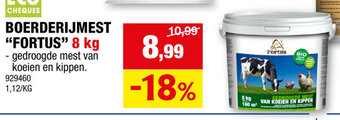 Hubo BOERDERIJMEST "FORTUS" 8 kg aanbieding