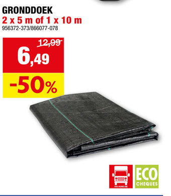 Hubo GRONDDOEK aanbieding