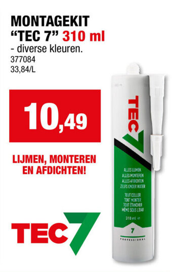 MONTAGEKIT "TEC 7" 310 ml