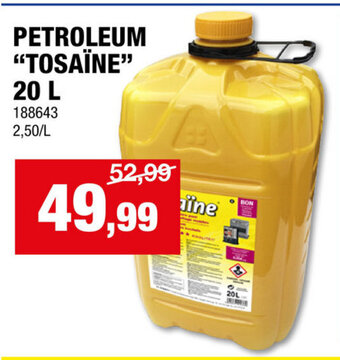 Hubo PETROLEUM "TOSAÏNE" aanbieding