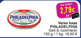 Cora Verse kaas PHILADELPHIA aanbieding