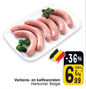Cora Varkens- en kalfsworsten aanbieding