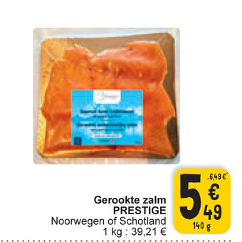 Cora Gerookte zalm PRESTIGE aanbieding