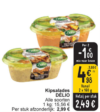 Cora Kipsalades DÉLIO aanbieding