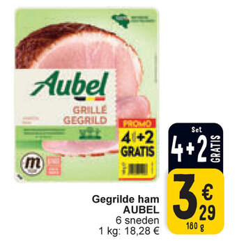 Cora Gegrilde ham AUBEL aanbieding