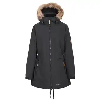 Decathlon Dames celebrity geïsoleerd extra lange parka jas (zwart) aanbieding