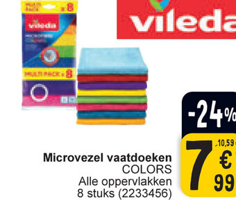 Microvezel vaatdoeken COLORS