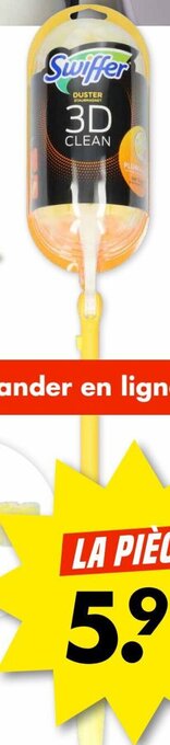 Wibra Swiffer Duster kit de démarrage 3D clean 360° aanbieding