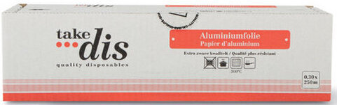 Sligro-M Take Dis Aluminiumfolie 0.30 x 250m - 16 my aanbieding