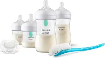 Philips avent natural response fles - cadeauset voor pasgeboren baby's scd657/11 - babyflessen met anti-koliek speen