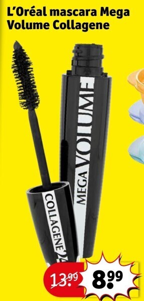 Kruidvat L’oréal mascara mega volume collagene aanbieding