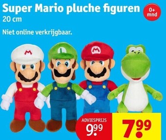 Kruidvat Super mario pluche figuren aanbieding