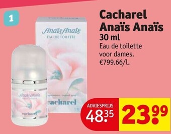 Kruidvat Cacharel anaïs anaïs 30 ml aanbieding