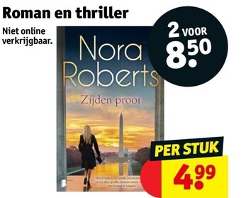 Kruidvat Roman en thriller aanbieding