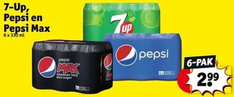 Kruidvat 7-up, pepsi en pepsi max aanbieding