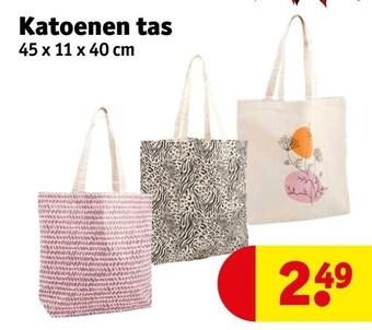 Kruidvat Katoenen tas aanbieding