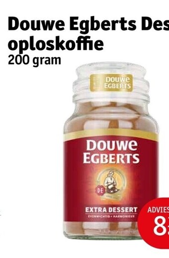 Kruidvat Douwe egberts dessert oploskoffie 200 gram aanbieding