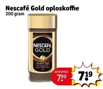 Kruidvat Nescafé gold oploskoffie aanbieding