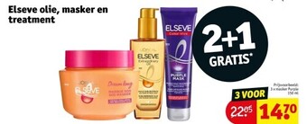 Kruidvat Elseve olie, masker en treatment aanbieding