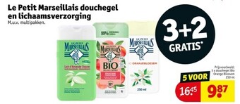 Kruidvat Le petit marseillais douchegel en lichaamsverzorging aanbieding