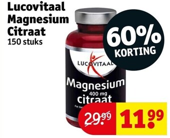 Kruidvat Lucovitaal magnesium citraat aanbieding
