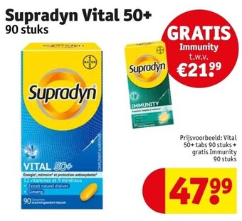 Kruidvat Supradyn vital 50+ aanbieding