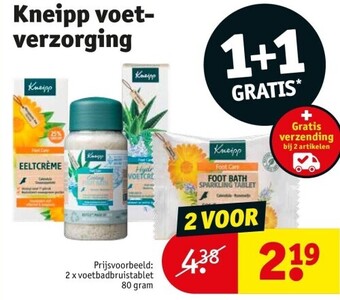 Kruidvat Kneipp voetverzorging aanbieding