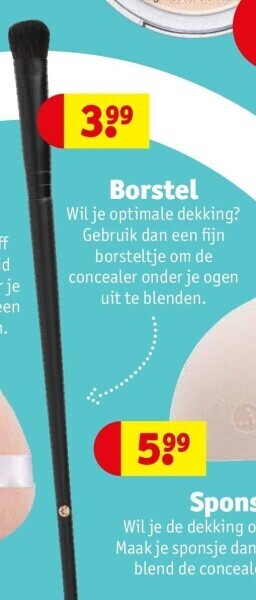Kruidvat Borstel aanbieding