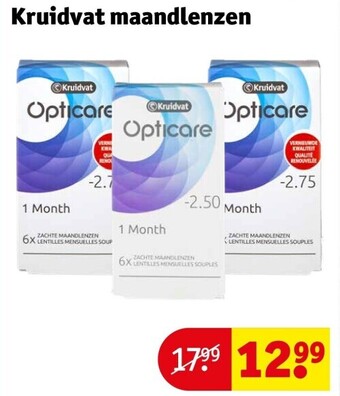 Kruidvat Kruidvat maandlenzen aanbieding