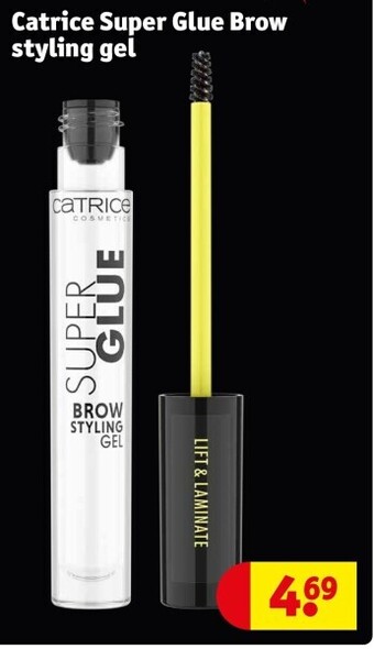 Kruidvat Catrice super glue brow styling gel aanbieding
