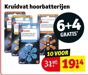 Kruidvat Kruidvat hoorbatterijen aanbieding