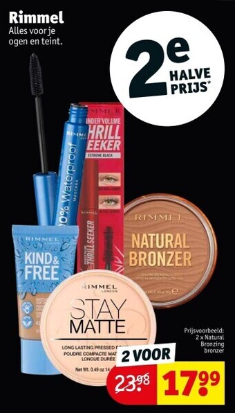 Kruidvat Natural bronzing bronzer aanbieding