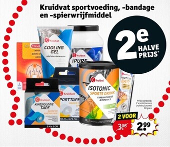 Kruidvat Kruidvat sportvoeding, -bandage en -spierwrijfmiddel aanbieding
