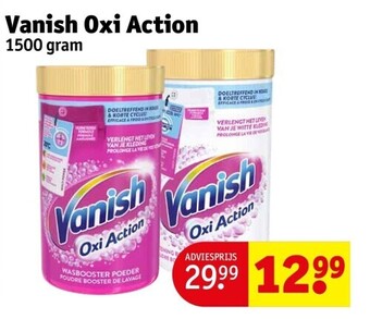 Kruidvat Vanish oxi action aanbieding