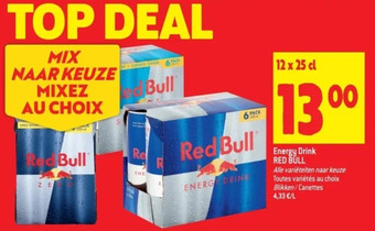Match Energy drink red bull aanbieding