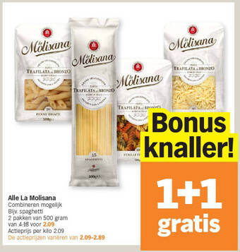 Albert Heijn Alle la molisana aanbieding