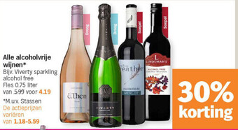 Alle alcoholvrije wijnen
