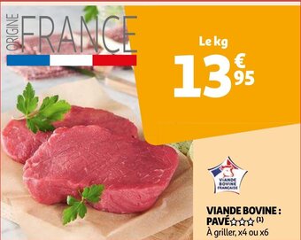 Auchan VIANDE BOVINE PAVÉ aanbieding