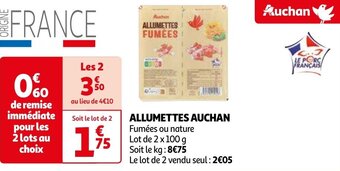 Auchan ALLUMETTES aanbieding